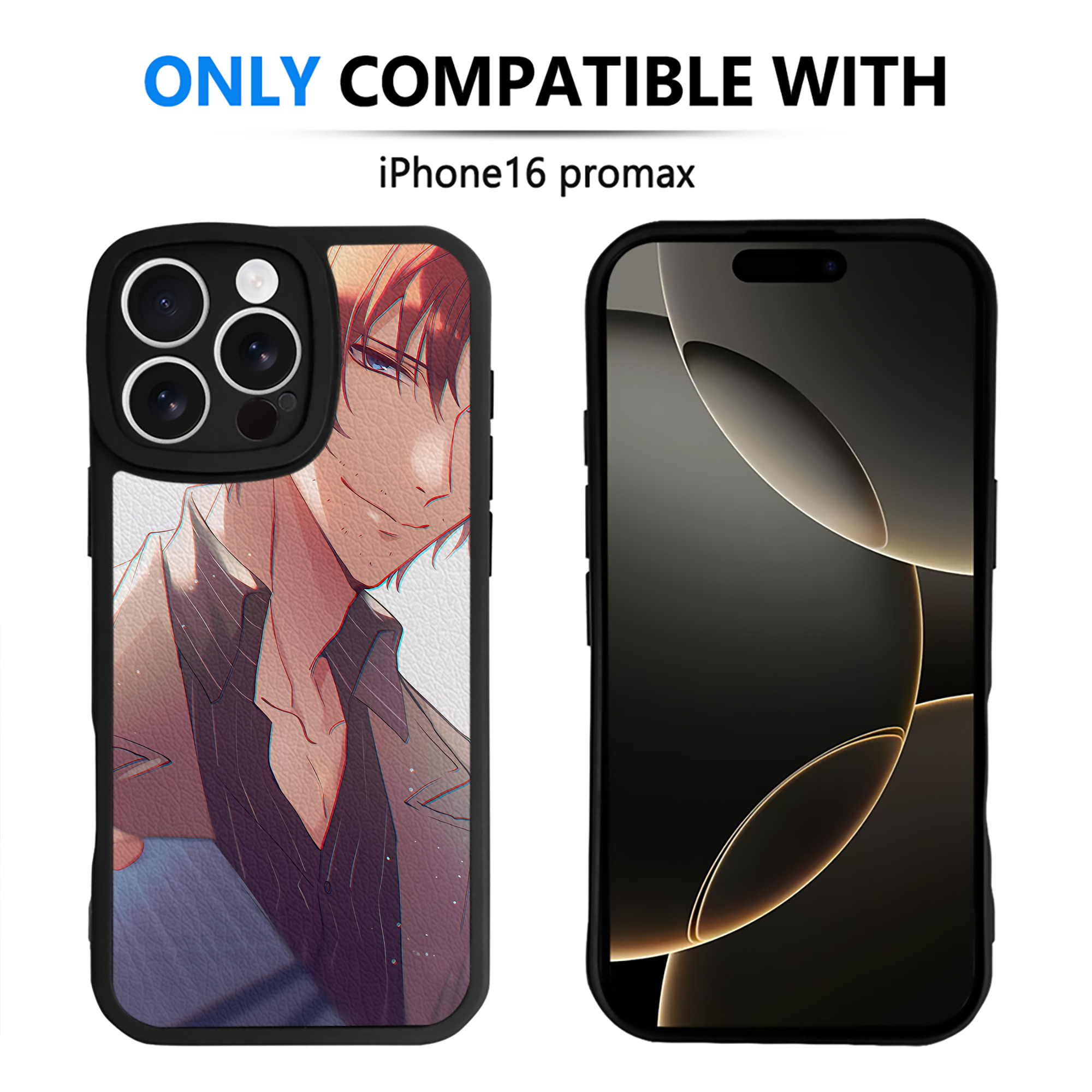 （画像用） 文豪ストレイドッグス Bungo Stray Dogs 【iPhone 16シリーズ対応】シリコンスマホケース（レザー調） 材質：シリコン